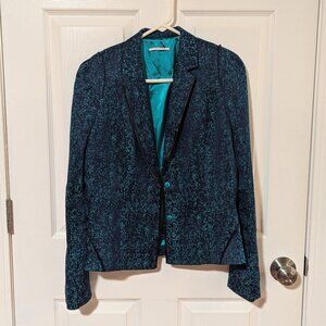 Classic Elegance: Tahari Navy Blue Women's Jacket, Size 10